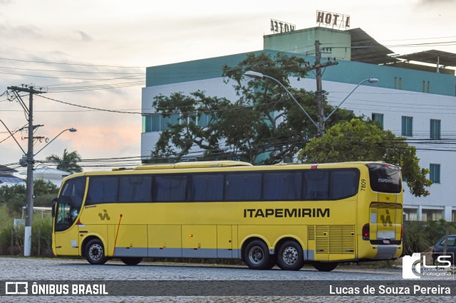 Viação Itapemirim 7809 na cidade de Campos dos Goytacazes, Rio de Janeiro, Brasil, por Lucas de Souza Pereira. ID da foto: 11479543.