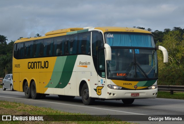 Empresa Gontijo de Transportes 14615 na cidade de Santa Isabel, São Paulo, Brasil, por George Miranda. Número da foto: #11481411.