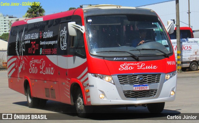 Expresso São Luiz 9010 na cidade de Goiânia, Goiás, Brasil, por Carlos Júnior. Número da foto: #11482304.