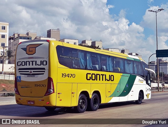 Empresa Gontijo de Transportes 19470 na cidade de Contagem, Minas Gerais, Brasil, por Douglas Yuri. ID da foto: 11480554.