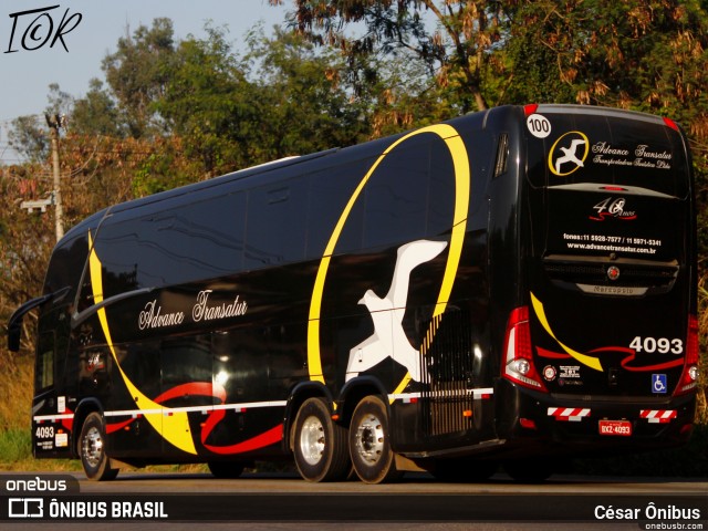Advance Transatur 4093 na cidade de Sabará, Minas Gerais, Brasil, por César Ônibus. Número da foto: #11481653.