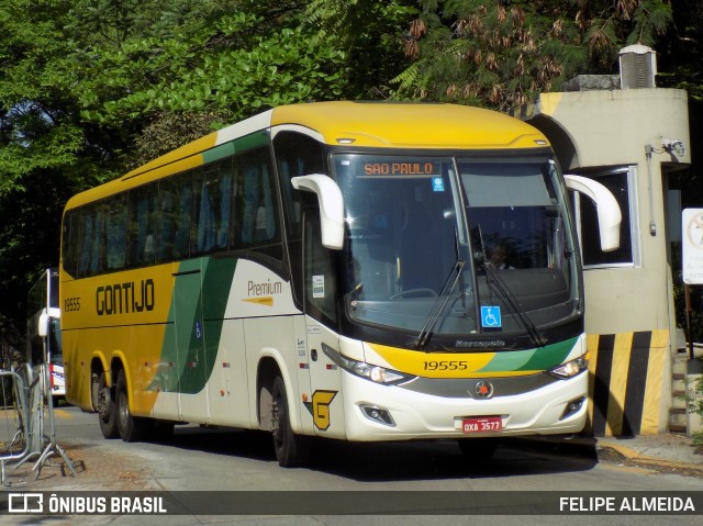 Empresa Gontijo de Transportes 19555 na cidade de São Paulo, São Paulo, Brasil, por FELIPE ALMEIDA. ID da foto: 11481548.