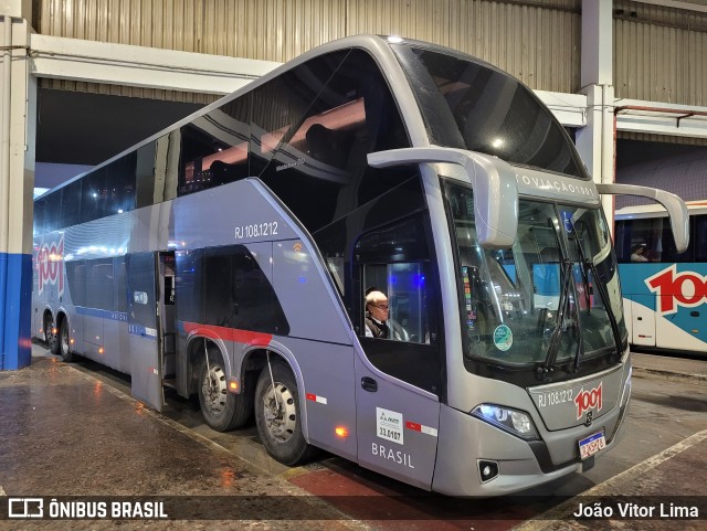 Auto Viação 1001 RJ 108.1212 na cidade de Rio de Janeiro, Rio de Janeiro, Brasil, por João Vitor Lima. Número da foto: #11480792.