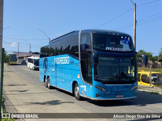 Auto Viação Progresso 6249 na cidade de Natal, Rio Grande do Norte, Brasil, por Alison Diego Dias da Silva. ID da foto: 11480532.