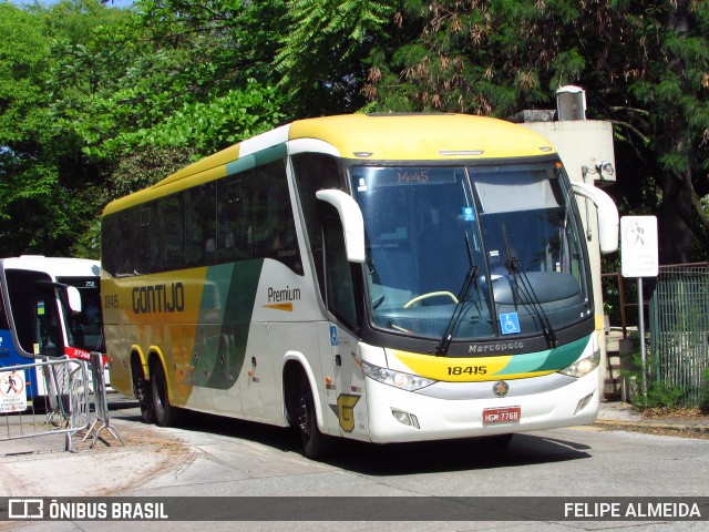 Empresa Gontijo de Transportes 18415 na cidade de São Paulo, São Paulo, Brasil, por FELIPE ALMEIDA. ID da foto: 11481536.