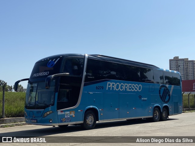 Auto Viação Progresso 6279 na cidade de Natal, Rio Grande do Norte, Brasil, por Alison Diego Dias da Silva. ID da foto: 11480529.