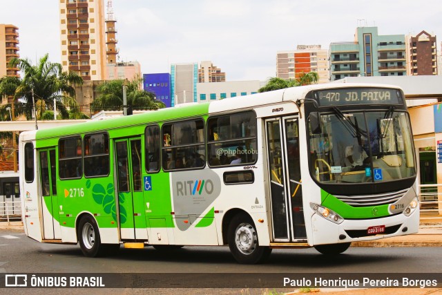 Rápido D´Oeste 2716 na cidade de Ribeirão Preto, São Paulo, Brasil, por Paulo Henrique Pereira Borges. Número da foto: #11482236.