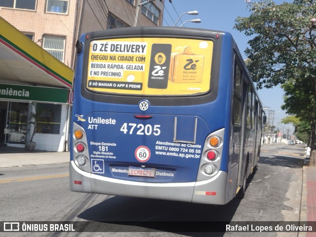 ATT - Alto Tietê Transportes 47.205 na cidade de Poá, São Paulo, Brasil, por Rafael Lopes de Oliveira. Número da foto: #11481048.