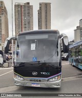 Higer KLQ111HYAEV na cidade de Barueri, São Paulo, Brasil, por Helder Fernandes da Silva. ID da foto: :id.