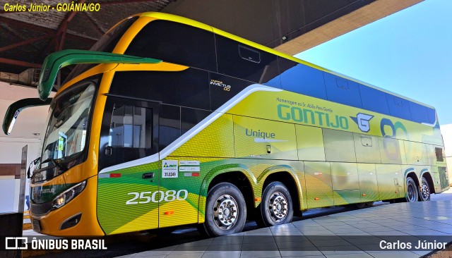 Empresa Gontijo de Transportes 25080 na cidade de Goiânia, Goiás, Brasil, por Carlos Júnior. Número da foto: #11483343.
