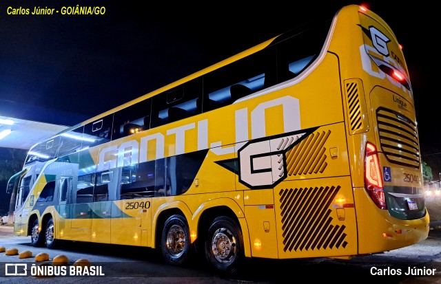 Empresa Gontijo de Transportes 25040 na cidade de Goiânia, Goiás, Brasil, por Carlos Júnior. Número da foto: #11483319.
