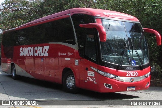 Viação Santa Cruz 27620 na cidade de São Paulo, São Paulo, Brasil, por Hariel Bernades. ID da foto: 11483255.