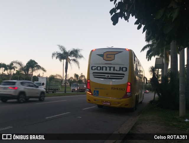 Empresa Gontijo de Transportes 19480 na cidade de Ipatinga, Minas Gerais, Brasil, por Celso ROTA381. Número da foto: #11484655.