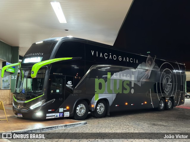 Viação Garcia 88039 na cidade de Santa Cruz do Rio Pardo, São Paulo, Brasil, por João Victor. Número da foto: #11484959.