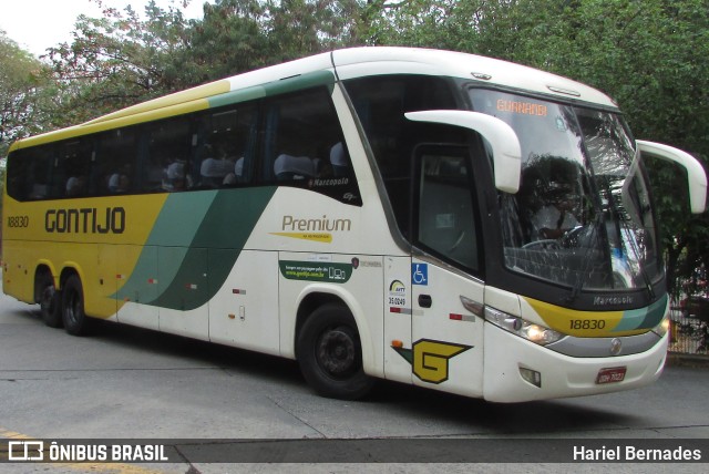 Empresa Gontijo de Transportes 18830 na cidade de São Paulo, São Paulo, Brasil, por Hariel Bernades. ID da foto: 11485450.