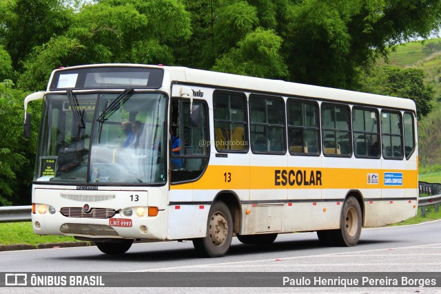 Viação Santa Edwiges e Turismo 13 na cidade de Barra do Piraí, Rio de Janeiro, Brasil, por Paulo Henrique Pereira Borges. ID da foto: 11484436.