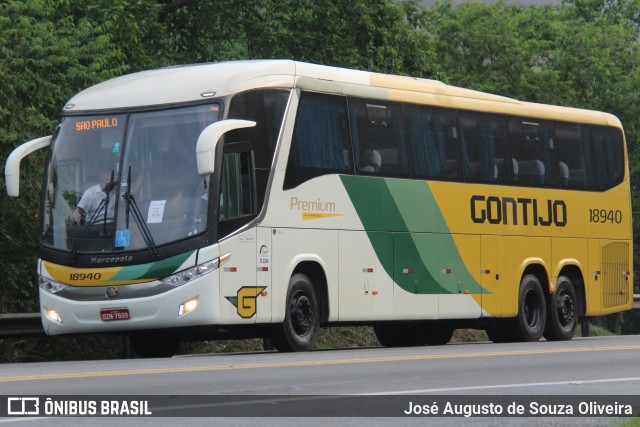 Empresa Gontijo de Transportes 18940 na cidade de Barra do Piraí, Rio de Janeiro, Brasil, por José Augusto de Souza Oliveira. Número da foto: #11484914.