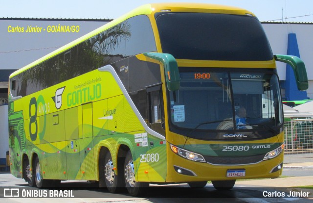 Empresa Gontijo de Transportes 25080 na cidade de Goiânia, Goiás, Brasil, por Carlos Júnior. Número da foto: #11483348.