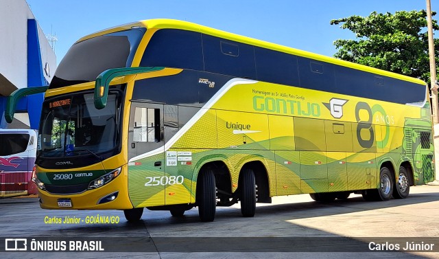 Empresa Gontijo de Transportes 25080 na cidade de Goiânia, Goiás, Brasil, por Carlos Júnior. Número da foto: #11483345.