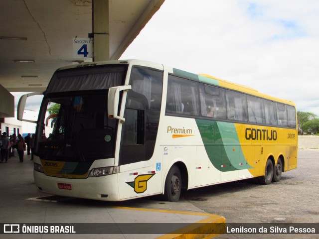 Empresa Gontijo de Transportes 20015 na cidade de Caruaru, Pernambuco, Brasil, por Lenilson da Silva Pessoa. ID da foto: 11484098.