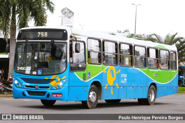 Santa Zita Transportes Coletivos 21156 na cidade de Cariacica, Espírito Santo, Brasil, por Paulo Henrique Pereira Borges. Número da foto: #11484425.