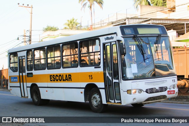 Viação Santa Edwiges e Turismo 15 na cidade de Barra do Piraí, Rio de Janeiro, Brasil, por Paulo Henrique Pereira Borges. ID da foto: 11484448.