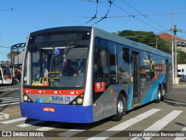 Next Mobilidade - ABC Sistema de Transporte 5414 na cidade de São Paulo, São Paulo, Brasil, por Lucas Adriano Bernardino. Número da foto: #11483738.
