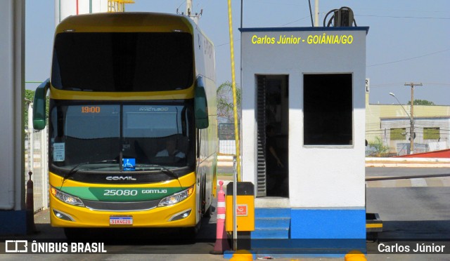 Empresa Gontijo de Transportes 25080 na cidade de Goiânia, Goiás, Brasil, por Carlos Júnior. Número da foto: #11483342.