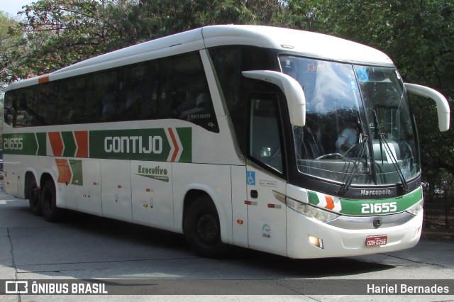 Empresa Gontijo de Transportes 21655 na cidade de São Paulo, São Paulo, Brasil, por Hariel Bernades. Número da foto: #11483245.