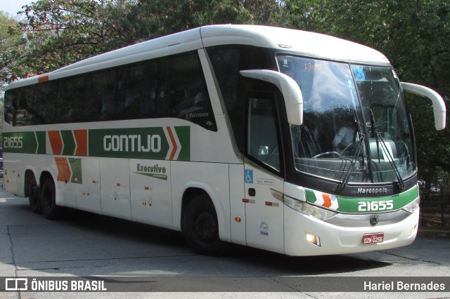 Empresa Gontijo de Transportes 21655 na cidade de São Paulo, São Paulo, Brasil, por Hariel Bernades. ID da foto: 11483245.