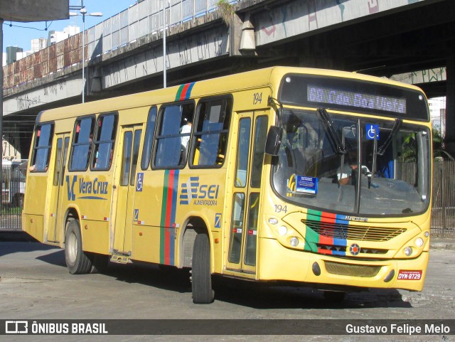 Expresso Vera Cruz 194 na cidade de Recife, Pernambuco, Brasil, por Gustavo Felipe Melo. ID da foto: 11485042.