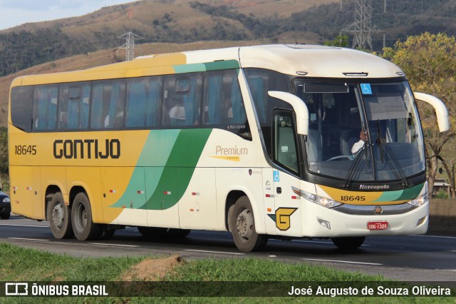 Empresa Gontijo de Transportes 18645 na cidade de Roseira, São Paulo, Brasil, por José Augusto de Souza Oliveira. Número da foto: #11484924.