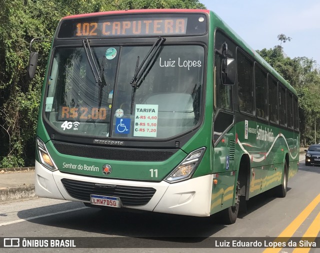 Viação Senhor do Bonfim 11 na cidade de Angra dos Reis, Rio de Janeiro, Brasil, por Luiz Eduardo Lopes da Silva. Número da foto: #11486530.