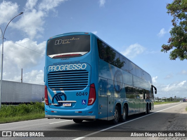 Auto Viação Progresso 6049 na cidade de Parnamirim, Rio Grande do Norte, Brasil, por Alison Diego Dias da Silva. ID da foto: 11486804.