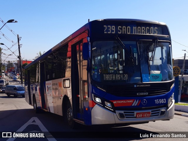 Viação Miracatiba 15.983 na cidade de Iacanga, São Paulo, Brasil, por Luis Fernando Santos. ID da foto: 11486510.