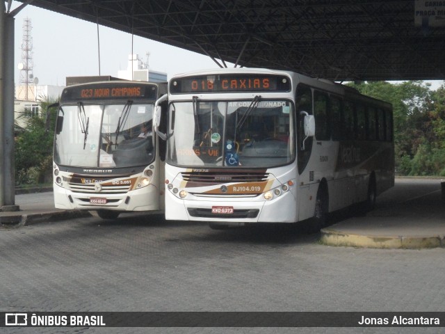 Auto Ônibus Vera Cruz RJ 104.019 na cidade de Duque de Caxias, Rio de Janeiro, Brasil, por Jonas Alcantara. Número da foto: #11486661.