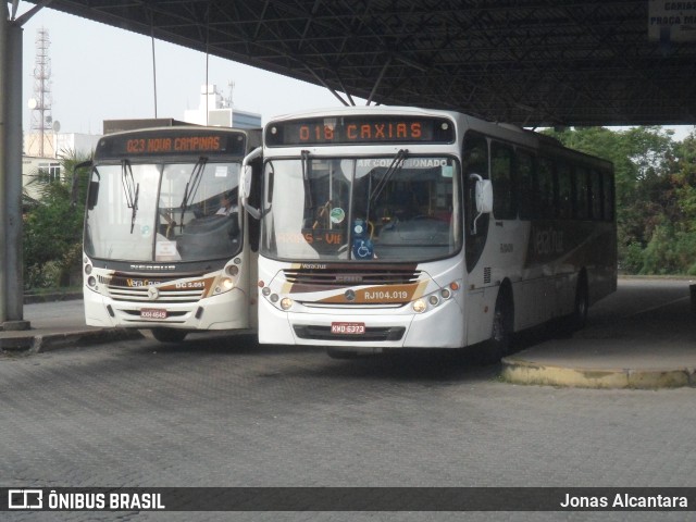 Auto Ônibus Vera Cruz RJ 104.019 na cidade de Duque de Caxias, Rio de Janeiro, Brasil, por Jonas Alcantara. ID da foto: 11486661.