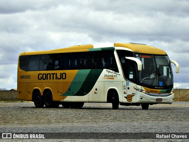 Empresa Gontijo de Transportes 18000 na cidade de Vitória da Conquista, Bahia, Brasil, por Rafael Chaves. ID da foto: 11485907.