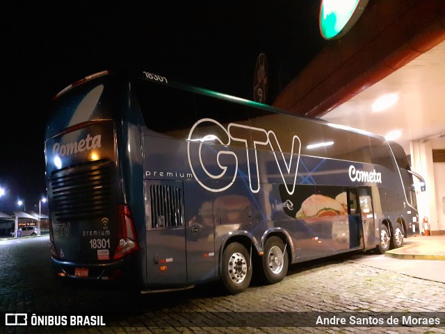 Viação Cometa 18301 na cidade de Registro, São Paulo, Brasil, por Andre Santos de Moraes. Número da foto: #11485734.
