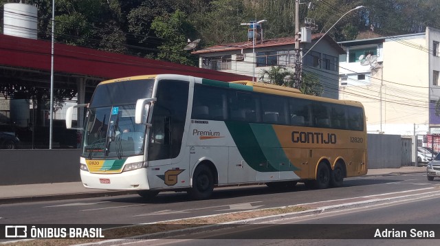 Empresa Gontijo de Transportes 12820 na cidade de João Monlevade, Minas Gerais, Brasil, por Adrian Sena. Número da foto: #11487504.