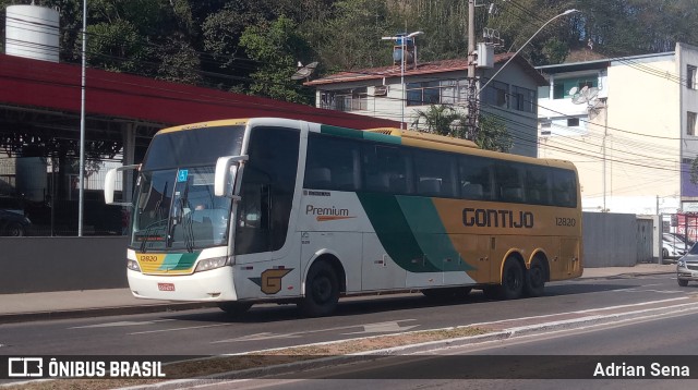 Empresa Gontijo de Transportes 12820 na cidade de João Monlevade, Minas Gerais, Brasil, por Adrian Sena. ID da foto: 11487504.