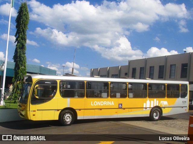 Londrisul Transportes Coletivos 4208 na cidade de Londrina, Paraná, Brasil, por Lucas Oliveira . Número da foto: #11486450.