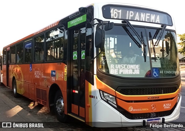 Empresa de Transportes Braso Lisboa A29154 na cidade de Rio de Janeiro, Rio de Janeiro, Brasil, por Felipe Bernardo. ID da foto: 11485628.