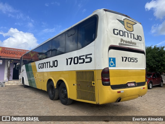 Empresa Gontijo de Transportes 17055 na cidade de Nossa Senhora da Glória, Sergipe, Brasil, por Everton Almeida. Número da foto: #11487891.