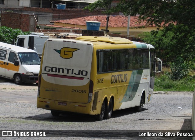 Empresa Gontijo de Transportes 20015 na cidade de Caruaru, Pernambuco, Brasil, por Lenilson da Silva Pessoa. ID da foto: 11487122.