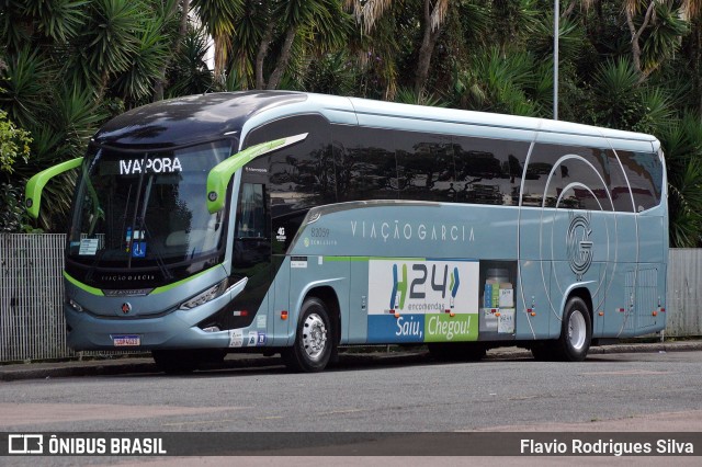 Viação Garcia 82059 na cidade de Curitiba, Paraná, Brasil, por Flavio Rodrigues Silva. ID da foto: 11485739.