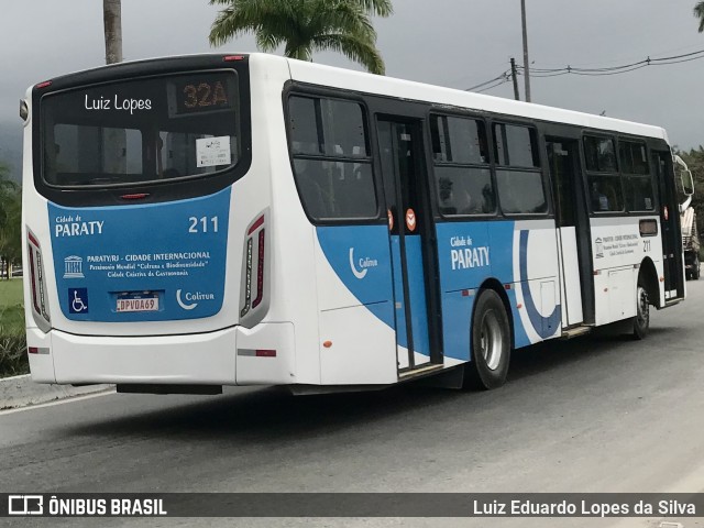 Colitur Transportes Rodoviários 211 na cidade de Paraty, Rio de Janeiro, Brasil, por Luiz Eduardo Lopes da Silva. ID da foto: 11486534.