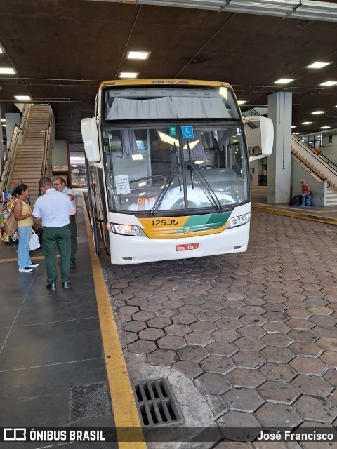 Empresa Gontijo de Transportes 12535 na cidade de Belo Horizonte, Minas Gerais, Brasil, por José Francisco. ID da foto: 11487979.