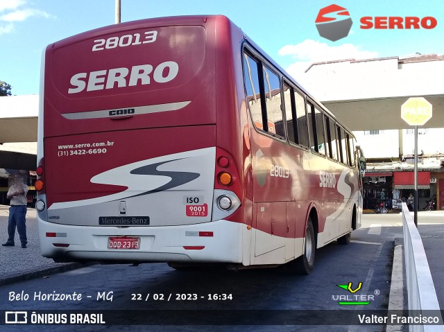 Viação Serro 28013 na cidade de Belo Horizonte, Minas Gerais, Brasil, por Valter Francisco. Número da foto: #11486458.