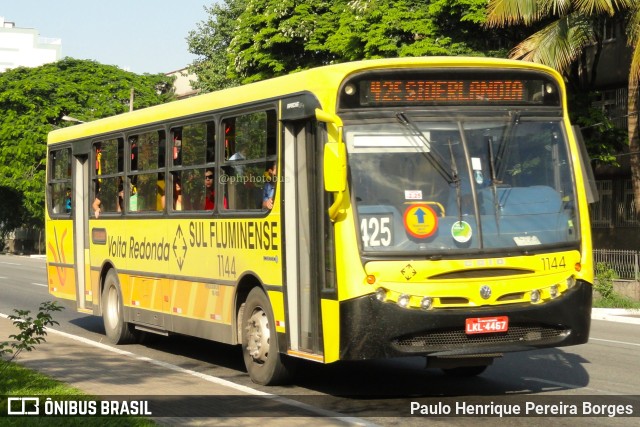 Viação Sul Fluminense 1144 na cidade de Volta Redonda, Rio de Janeiro, Brasil, por Paulo Henrique Pereira Borges. Número da foto: #11488287.